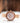 Theory Rose Gold Pink Marble Women's Stainless Steel Wooden Watch